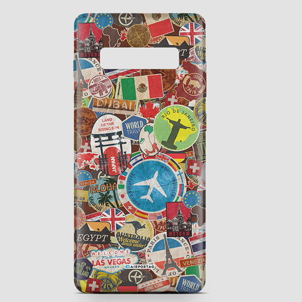 Travel Stickers - Phone Case - Airportag