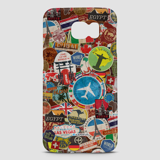 Travel Stickers - Phone Case - Airportag