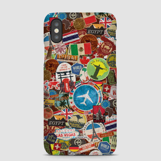 Travel Stickers - Phone Case - Airportag