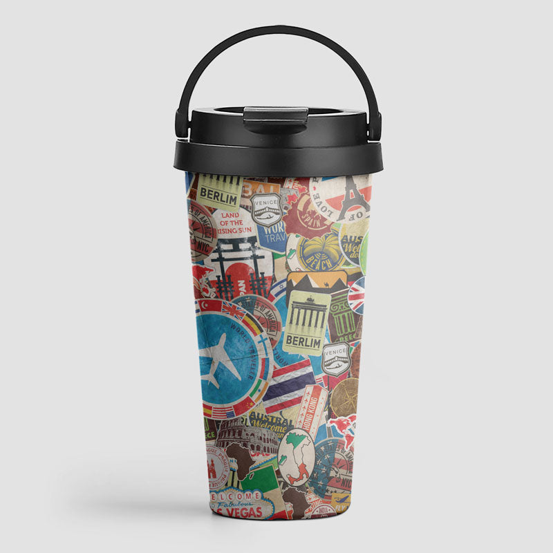 Travel Stickers - Travel Mug