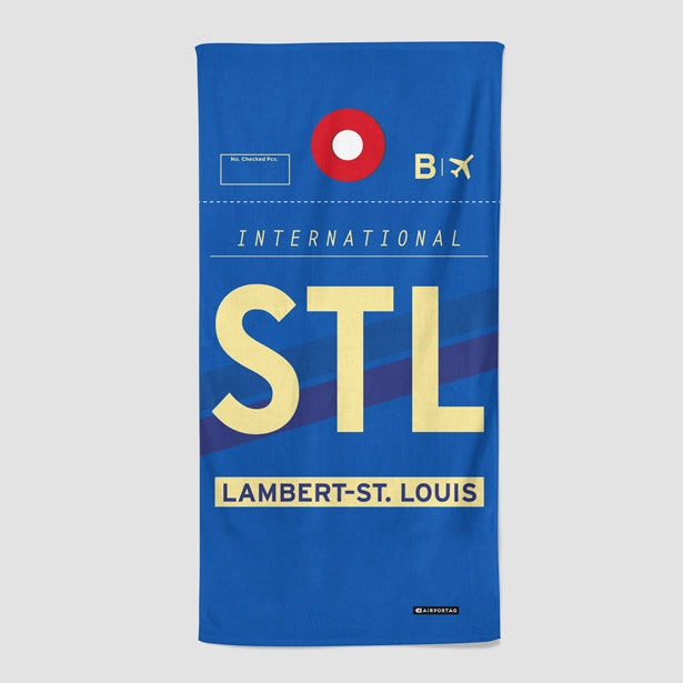 STL - Beach Towel - Airportag