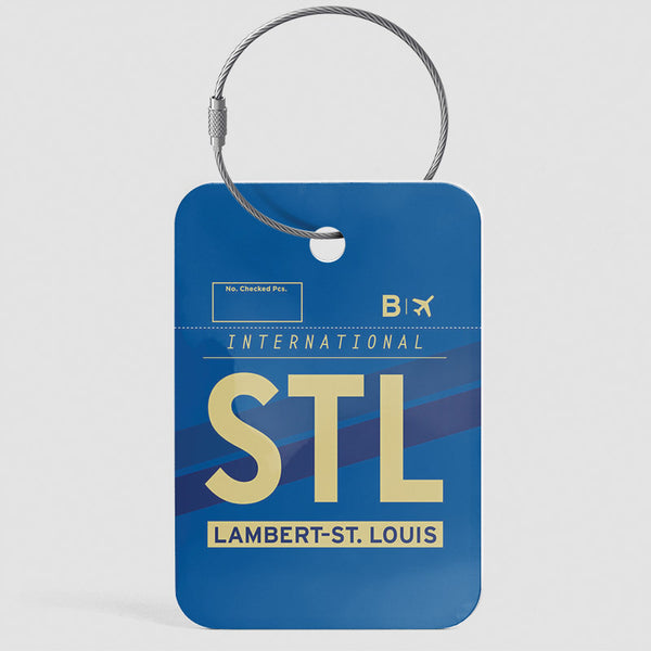 STL Saint Louis Missouri Luggage Tag Sticker / Airport Code 