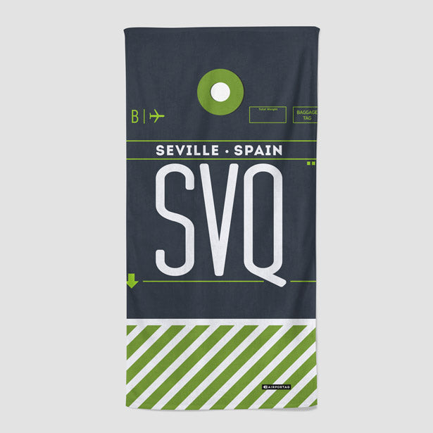 SVQ - Beach Towel - Airportag