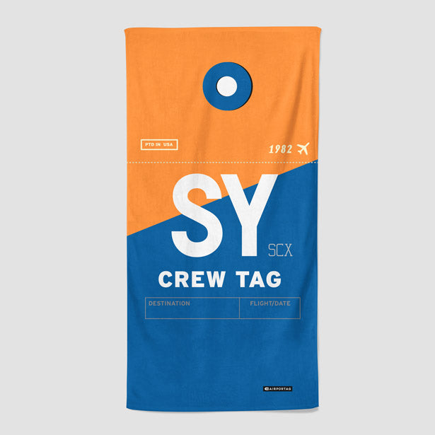 SY - Beach Towel - Airportag