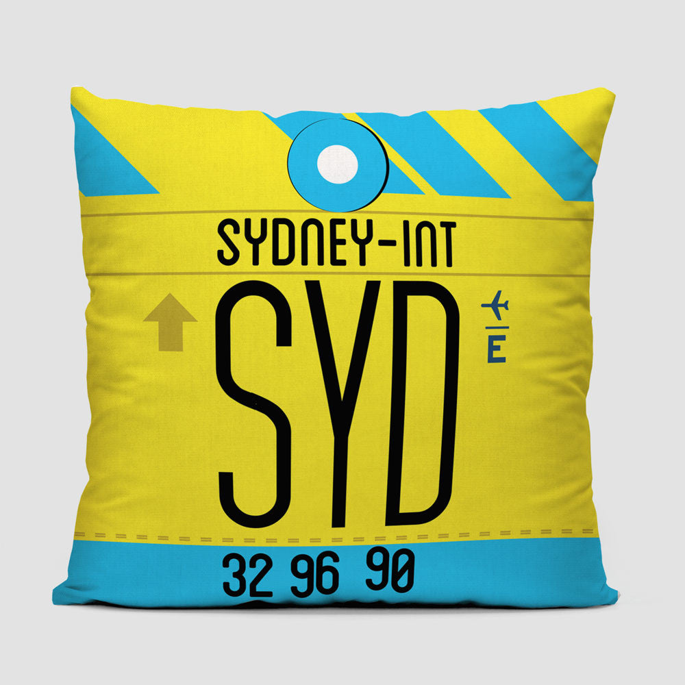SYD - Throw Pillow - Airportag
