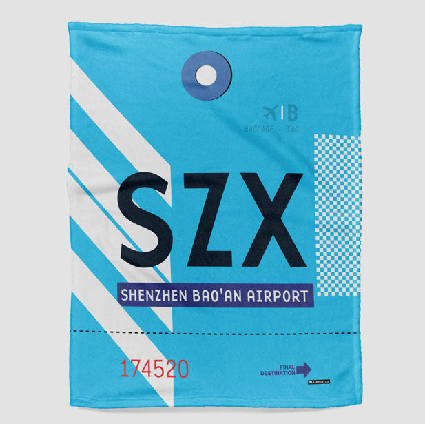SZX - Blanket - Airportag