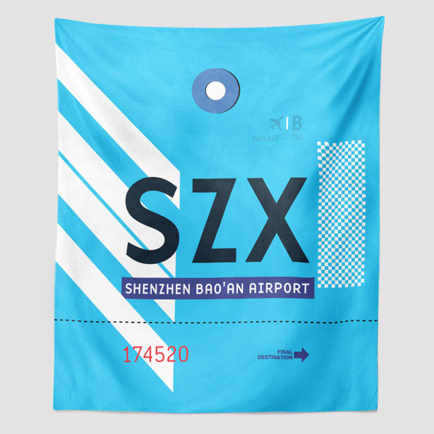 SZX - Wall Tapestry - Airportag