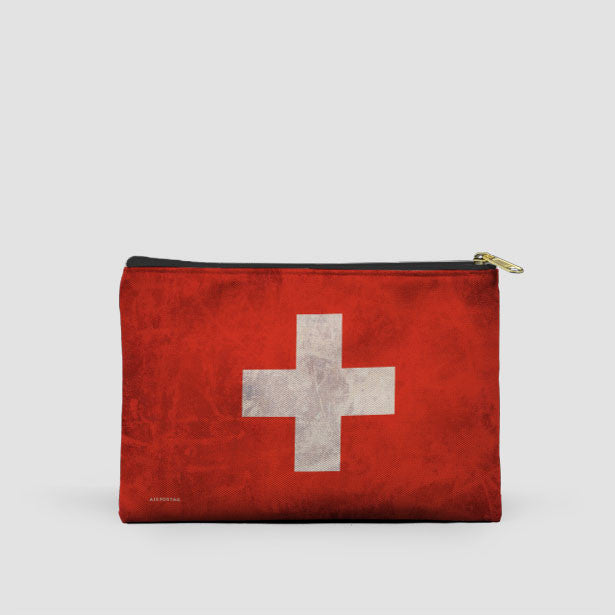 Switzerland Flag - Pouch Bag - Airportag