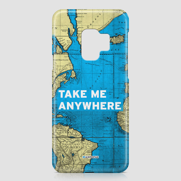 Take Me - World Map - Phone Case - Airportag