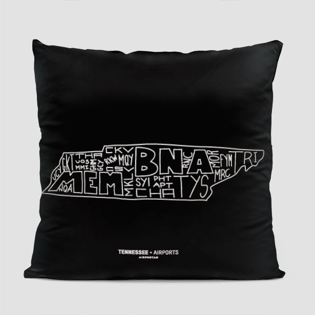 Tennessee - Throw Pillow - Airportag