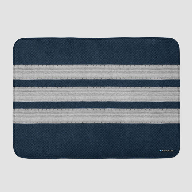 Pilot Stripes - Bath Mat - Airportag
