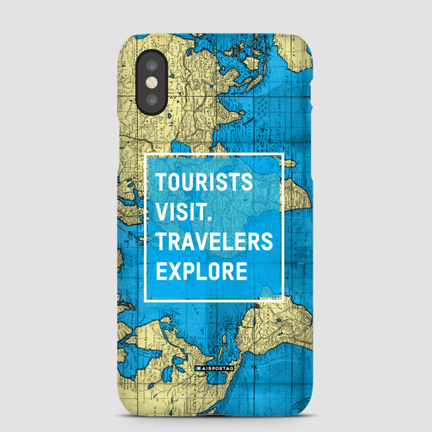 Tourists Visit - Phone Case - Airportag