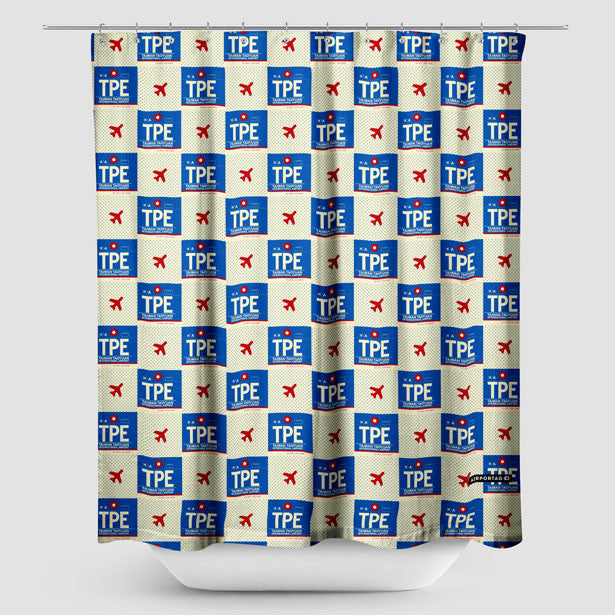TPE - Shower Curtain - Airportag