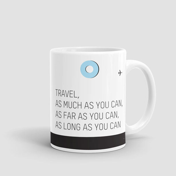 Travel As Much As - Mug - Airportag