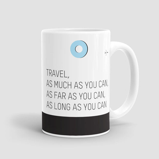 Travel As Much As - Mug - Airportag