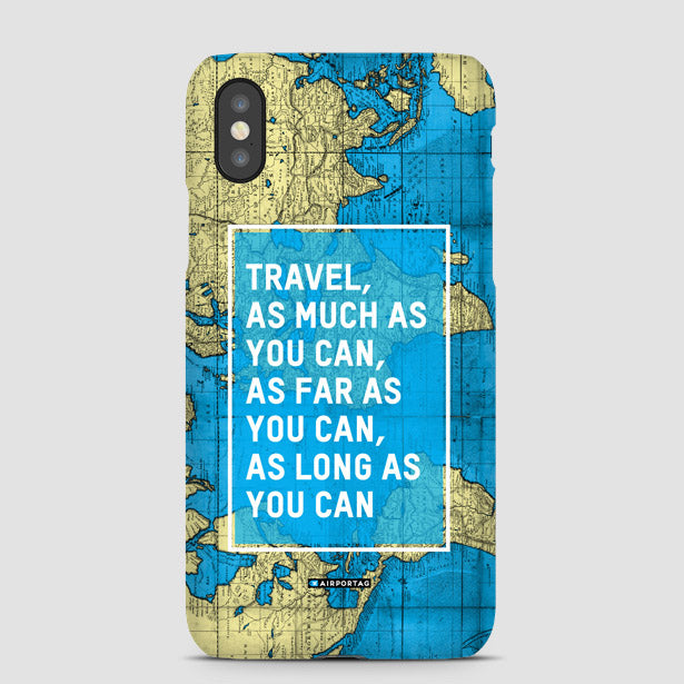 Travel As Much As - Phone Case - Airportag