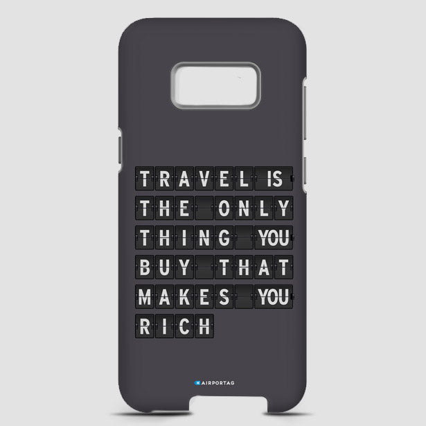 Travel is - Flight Board - Phone Case - Airportag