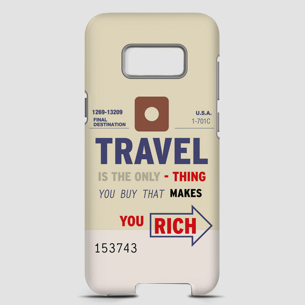 Travel is - Old Tag - Phone Case - Airportag