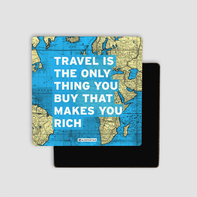 Travel is - 世界地図 - マグネット