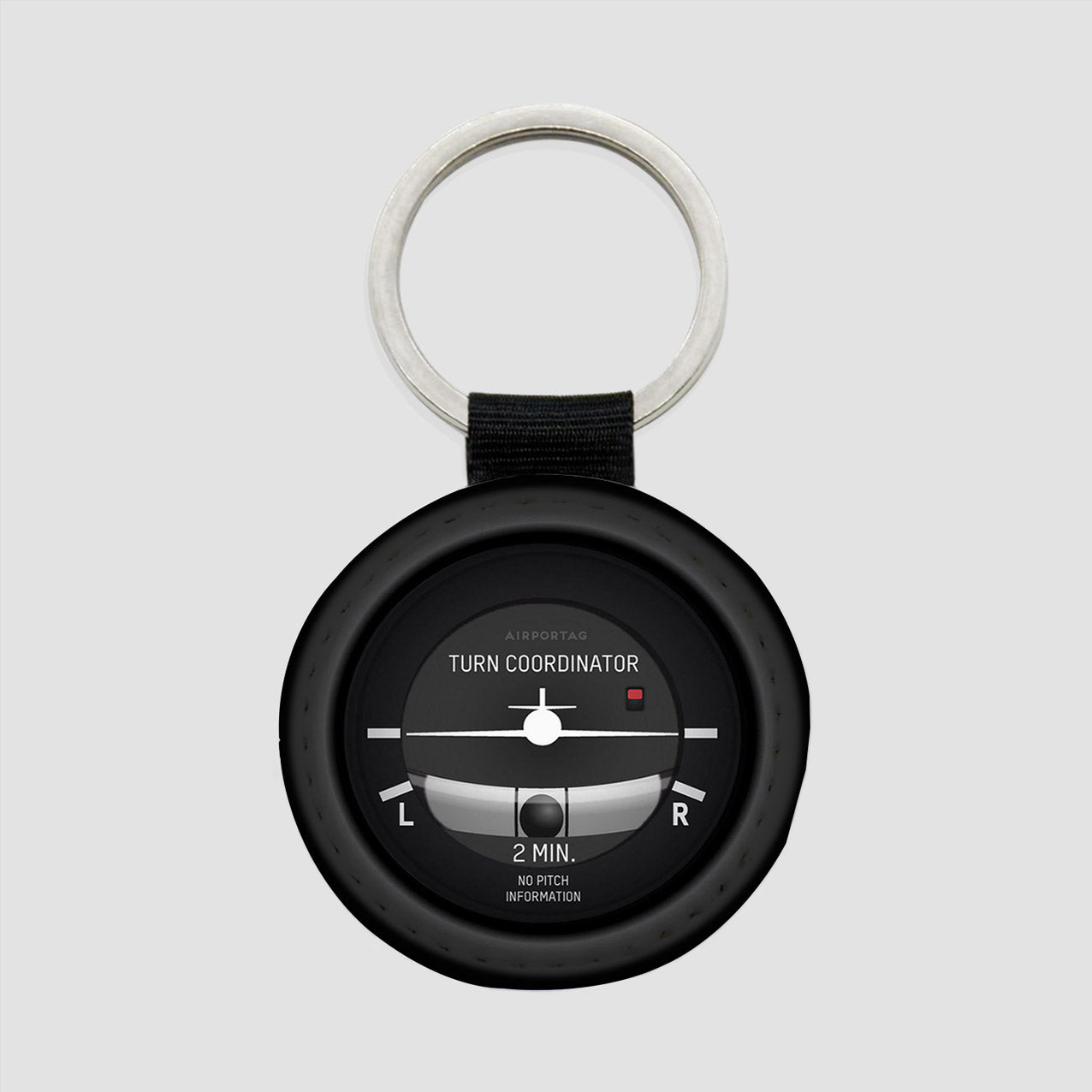 Turn Coordinator - Round Keychain