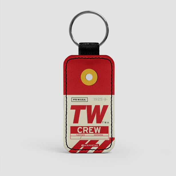 TW - Leather Keychain - Airportag