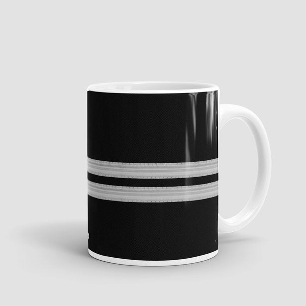 Black Pilot Stripes - Mug - Airportag