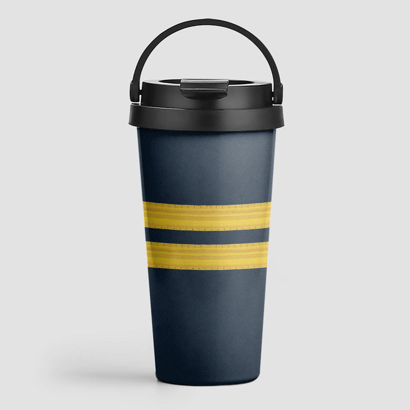 Navy Pilot Stripes - Travel Mug