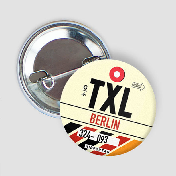 Pinback Button Berlin Tegel Airport Berlin Germany IATA Code TXL pinback-button-berlin-tegel-airport-berlin-germany-iata-code-txl