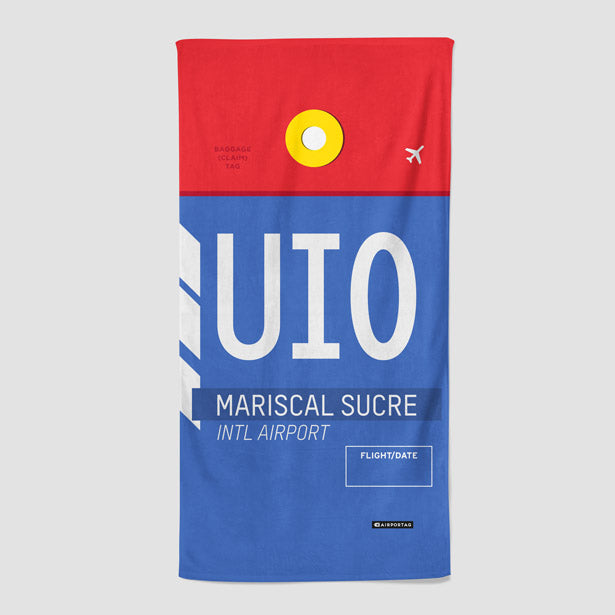 UIO - Beach Towel - Airportag