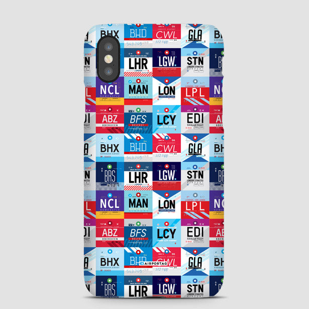 UK Airports - Phone Case - Airportag