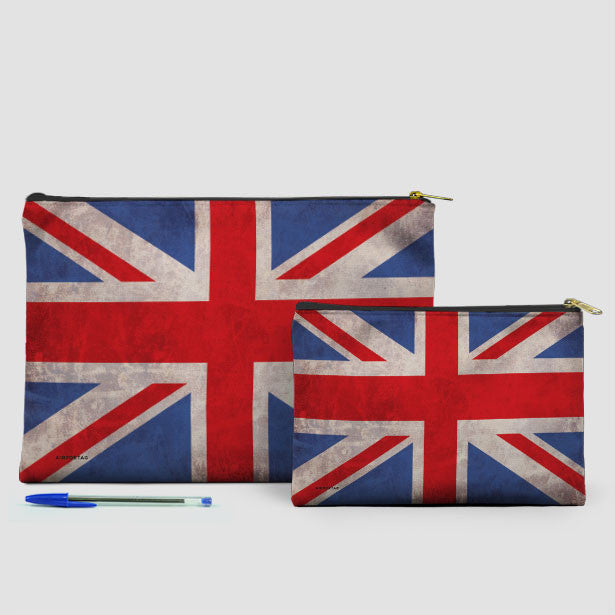 UK Flag - Pouch Bag - Airportag