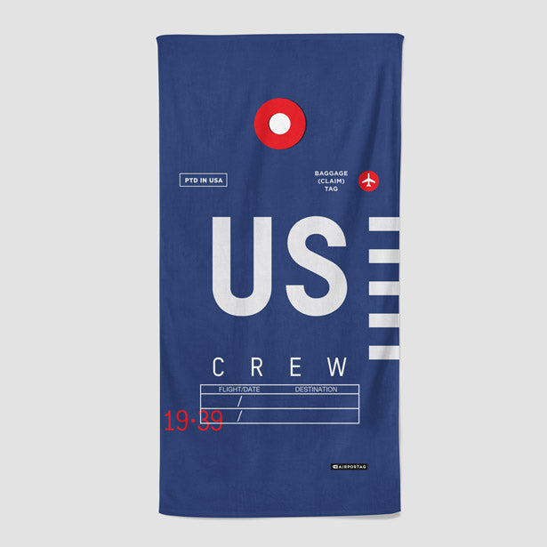 US - Beach Towel - Airportag