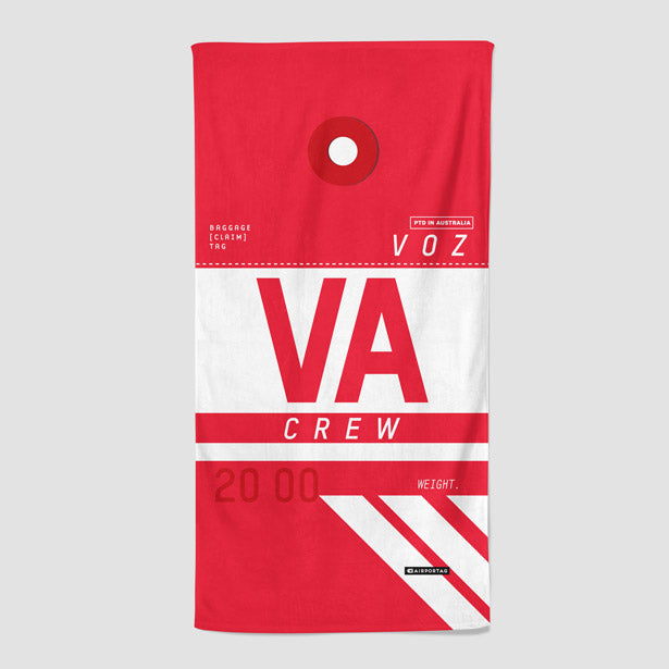 VA - Beach Towel - Airportag