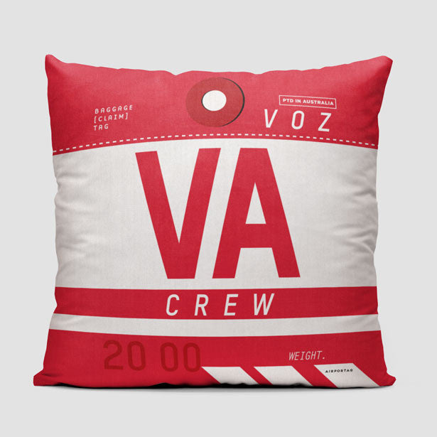 VA - Throw Pillow - Airportag