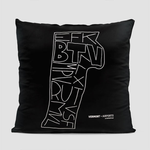 Vermont - Throw Pillow - Airportag