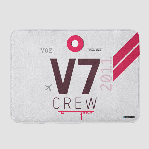 V7 - Bath Mat - Airportag