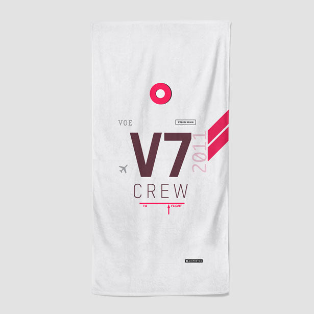 V7 - Beach Towel - Airportag