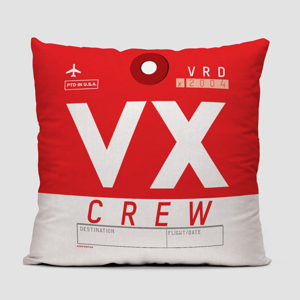 VX - Throw Pillow - Airportag