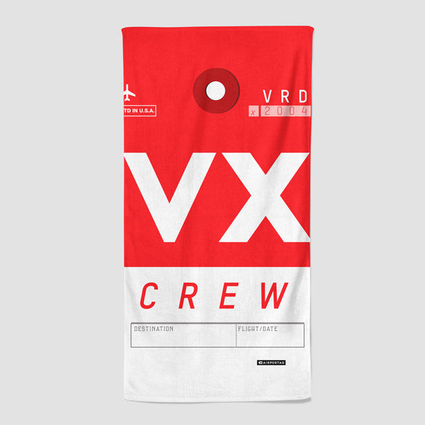 VX - Beach Towel - Airportag