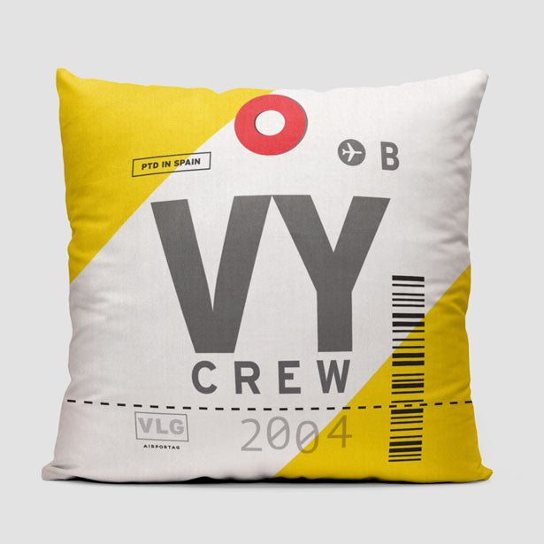 VY - Throw Pillow - Airportag
