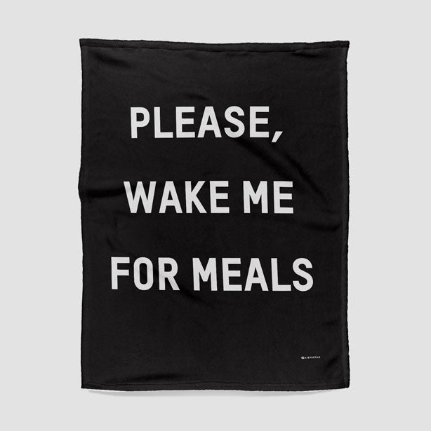 Wake Me For Meals - Blanket - Airportag