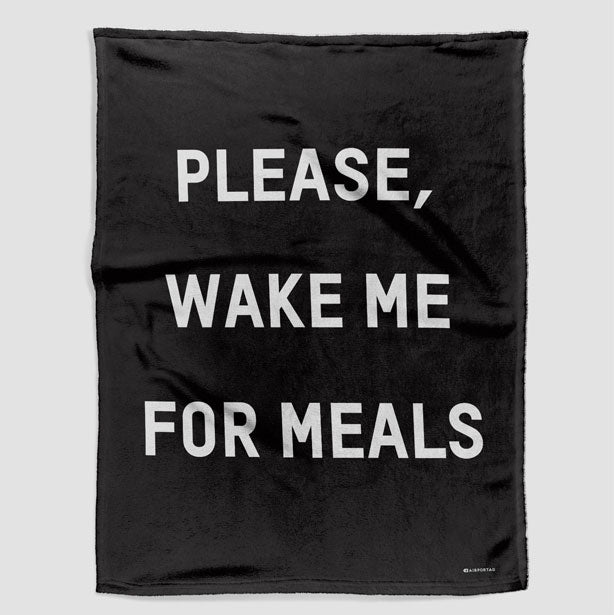 Wake Me For Meals - Blanket - Airportag