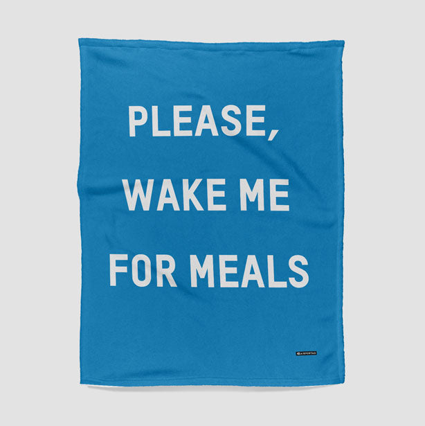 Wake Me For Meals - Blanket - Airportag