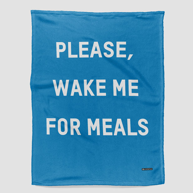 Wake Me For Meals - Blanket - Airportag