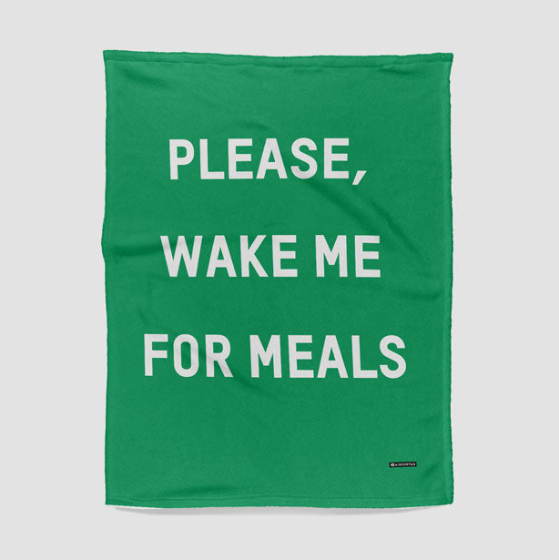 Wake Me For Meals - Blanket - Airportag