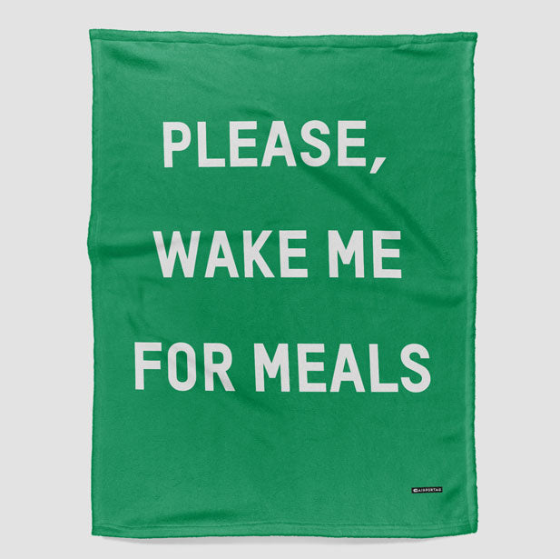 Wake Me For Meals - Blanket - Airportag