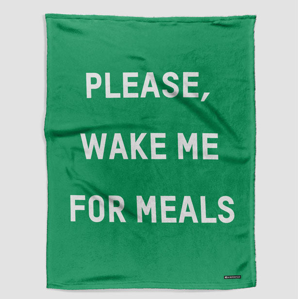 Wake Me For Meals - Blanket - Airportag