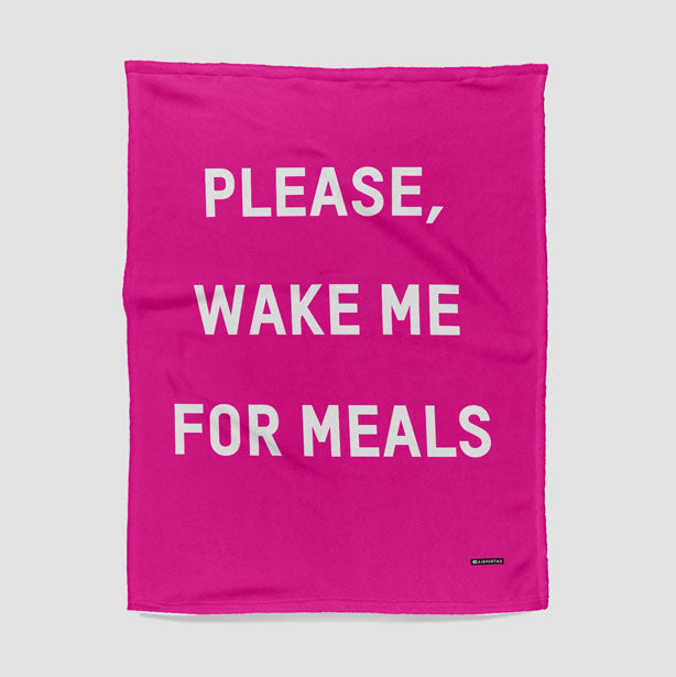 Wake Me For Meals - Blanket - Airportag