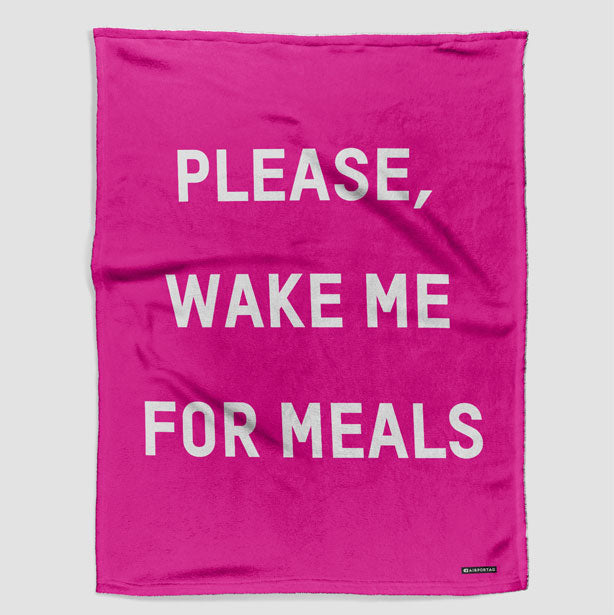Wake Me For Meals - Blanket - Airportag