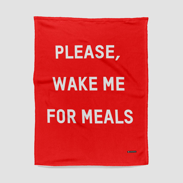 Wake Me For Meals - Blanket - Airportag